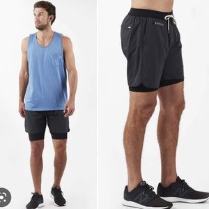 Vuori Stockton Shorts Black Size large